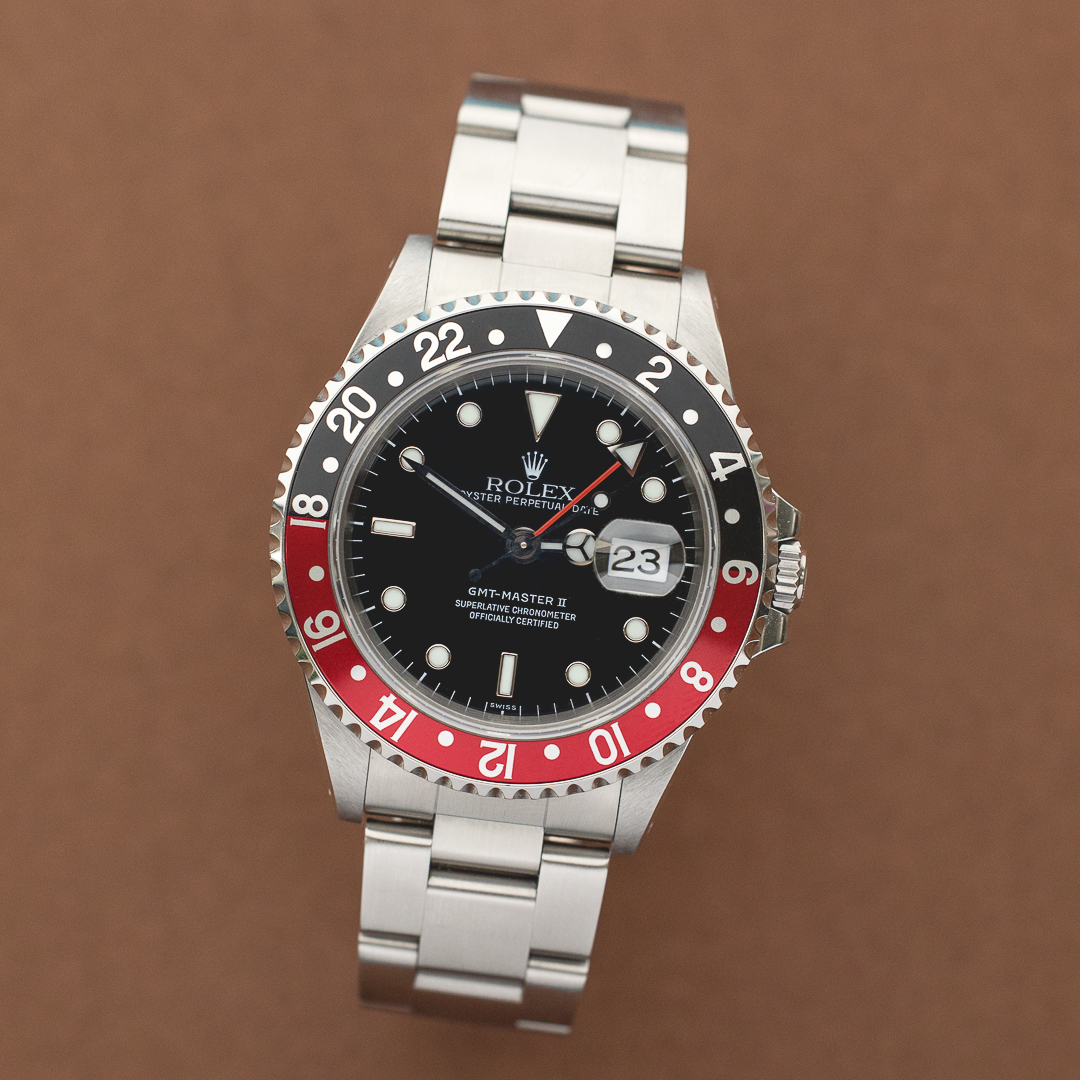 Rolex GMT 16710 coke insert swiss only full set