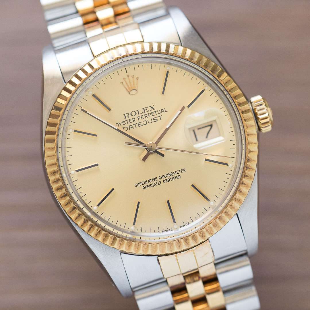 Rolex Datejust 16013 gold steel two tone