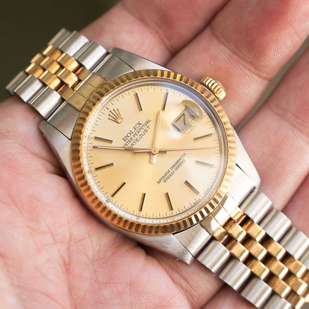 Rolex Datejust 16013 gold steel two tone