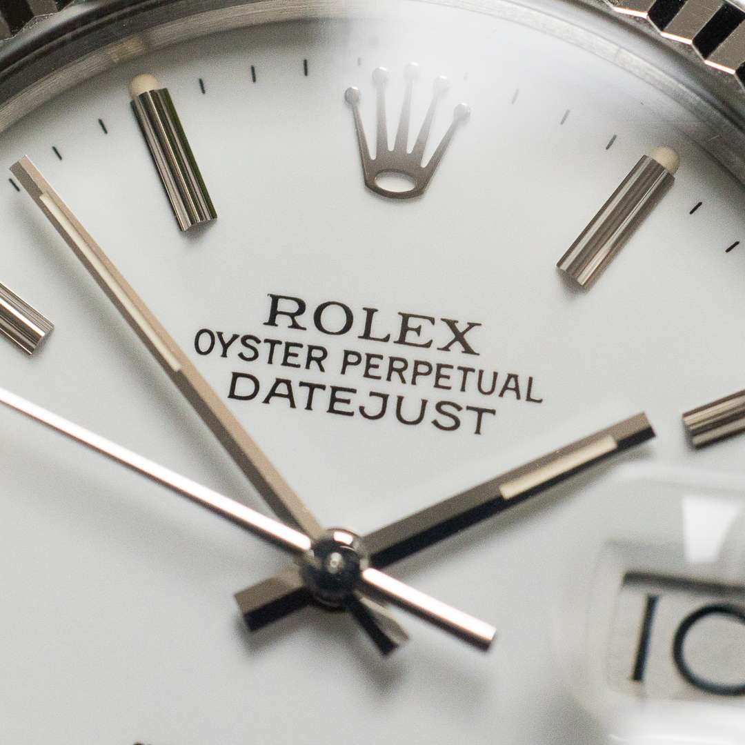 Rolex Datejust 16014 white blanche blanc