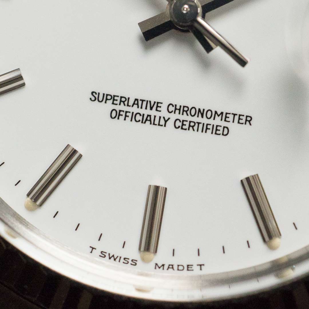 Rolex Datejust 16014 white blanche blanc