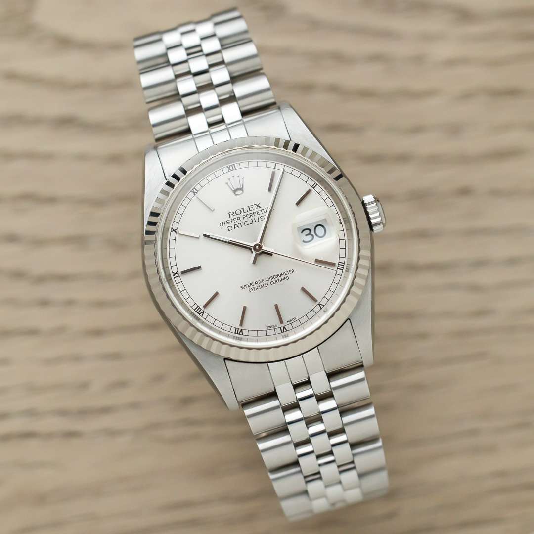 Rolex Datejust 16234 silver champagne