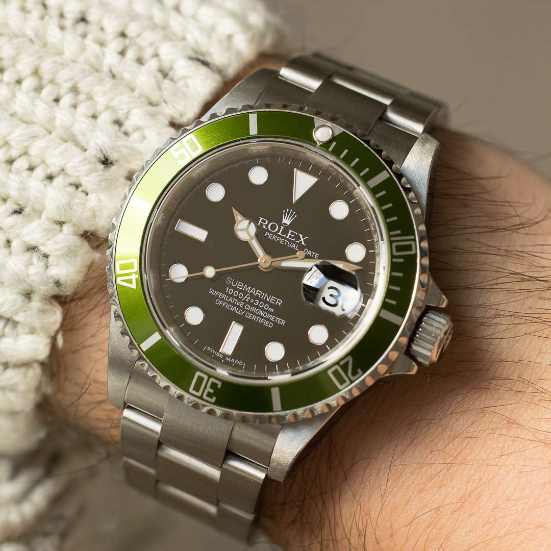 Rolex Submariner Kermit Green 166160 LV