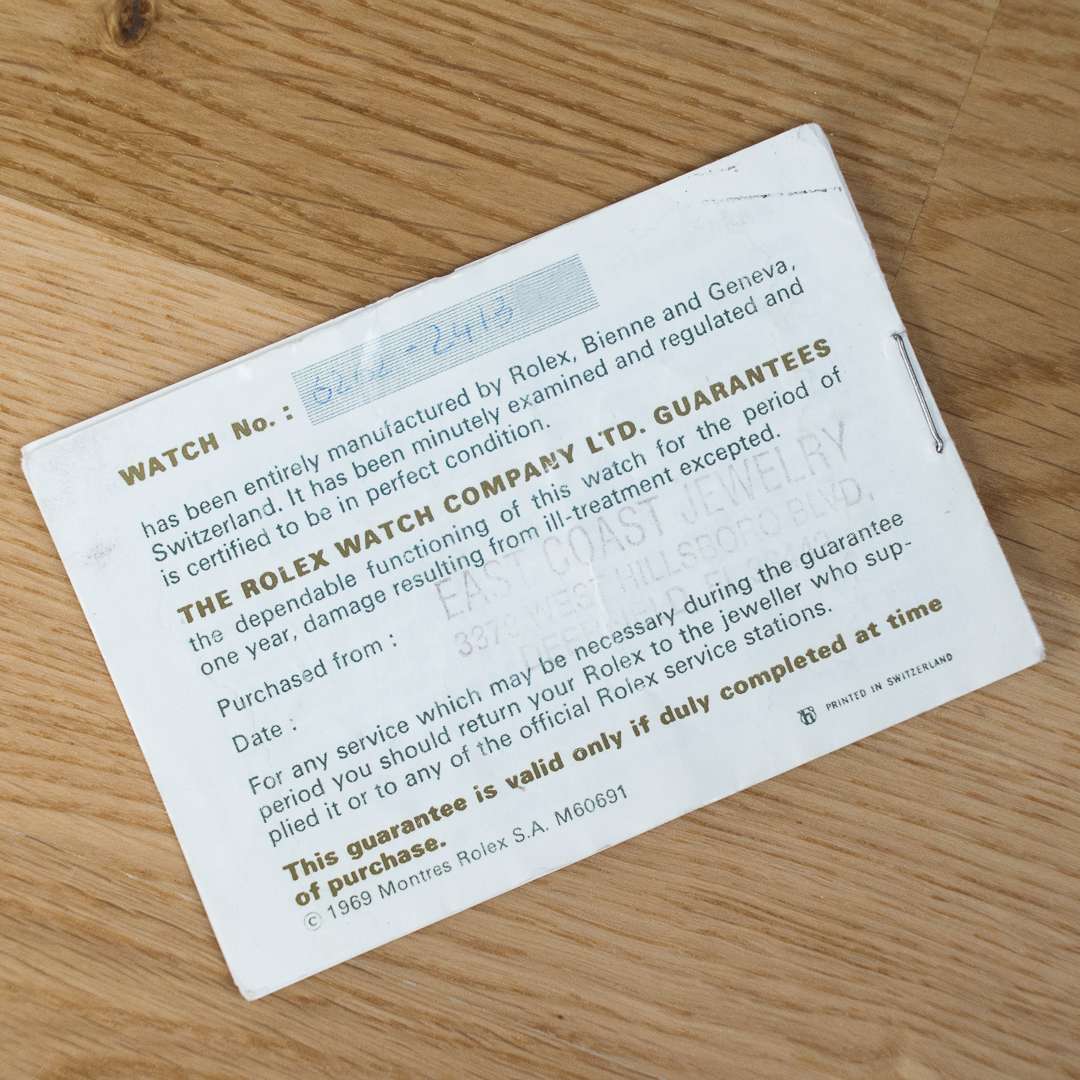 Rolex Daytona 6262 paul newman musketeer