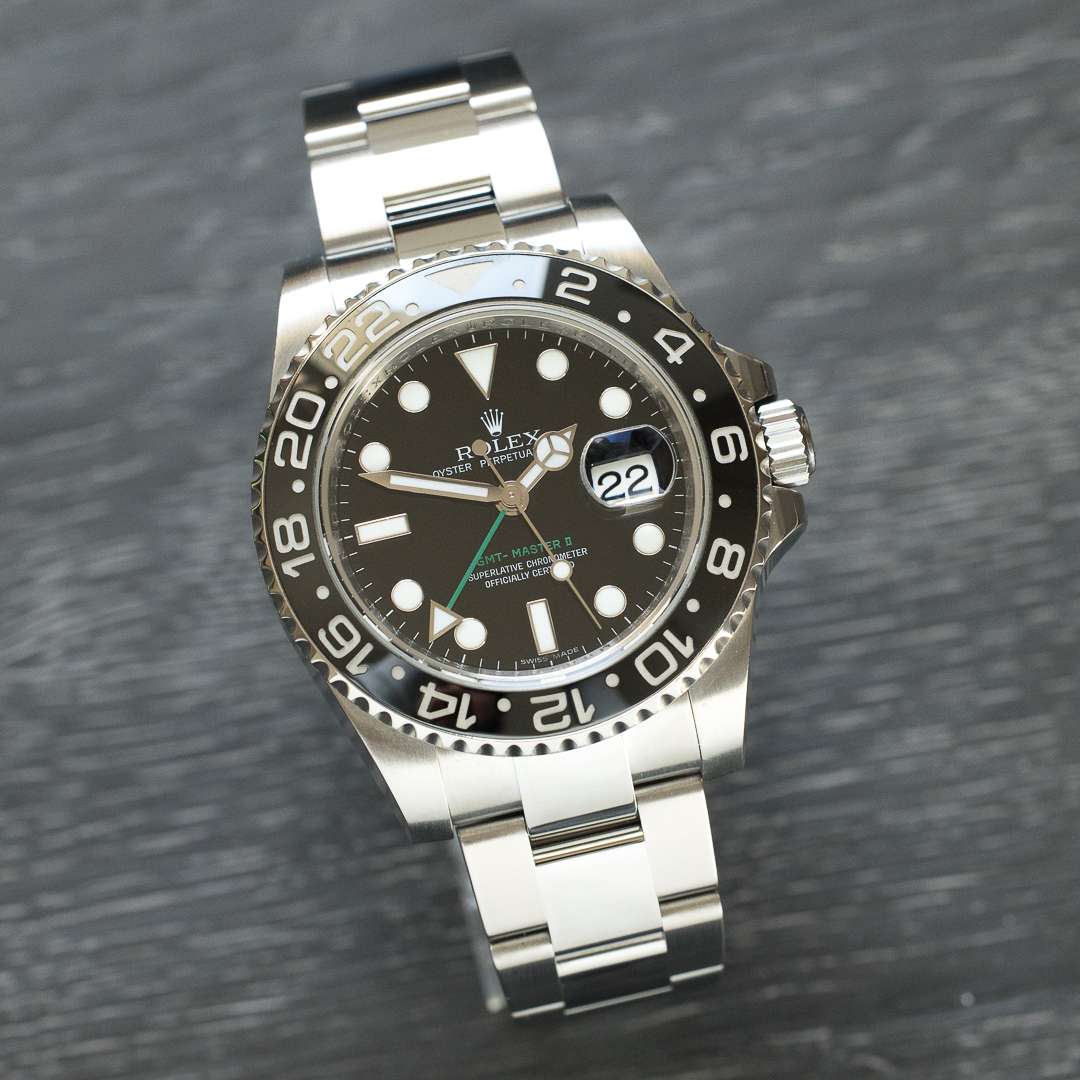 rolex gmt master 2 116710 LN black