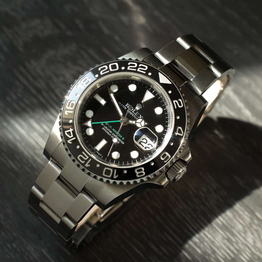 rolex gmt master 2 116710 LN black