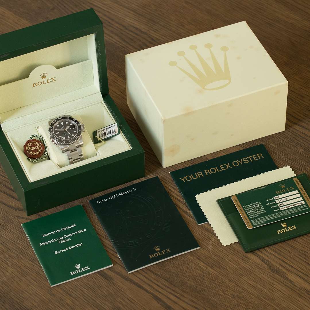 rolex gmt master 2 116710 LN black