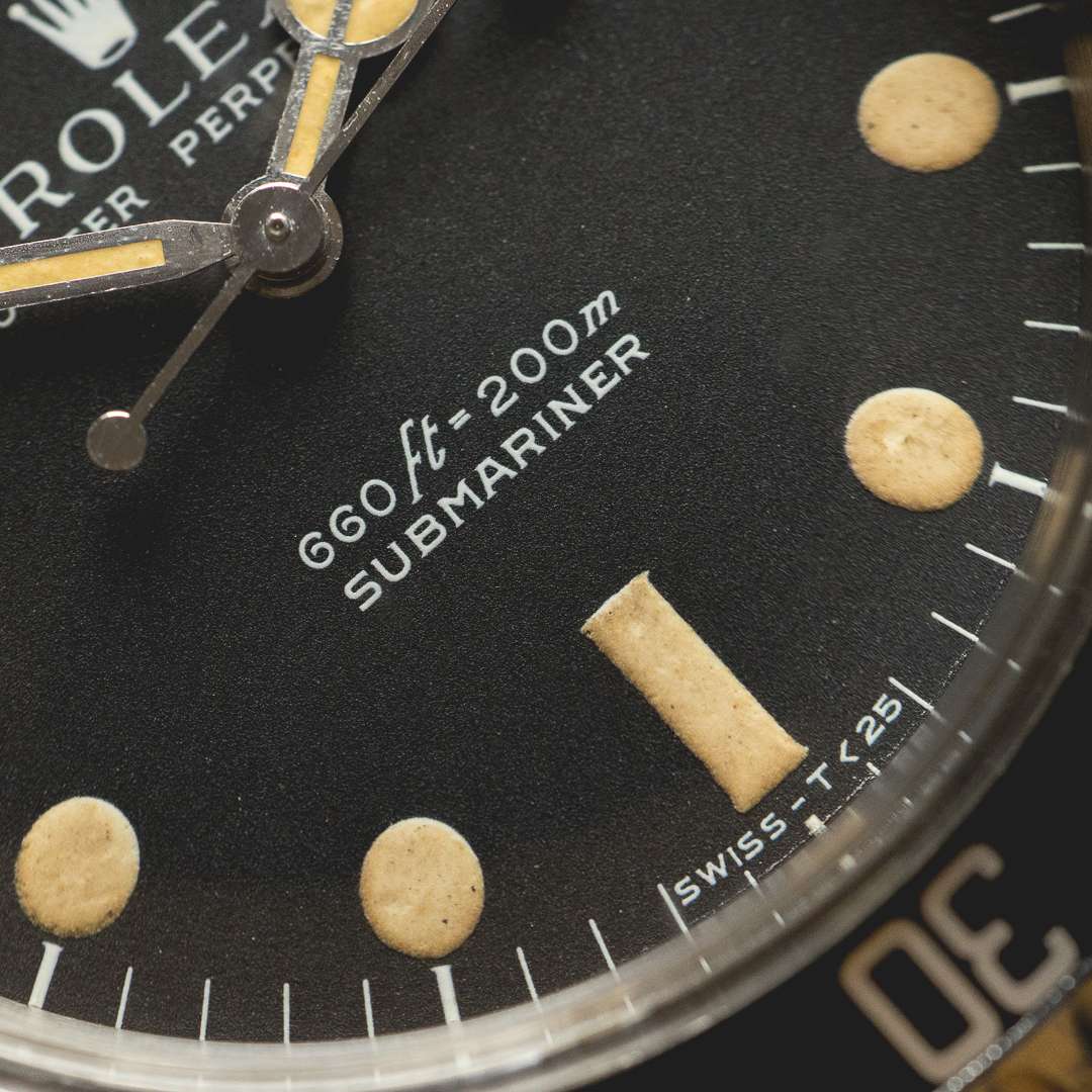 Rolex Submariner 5513 "serif" dial