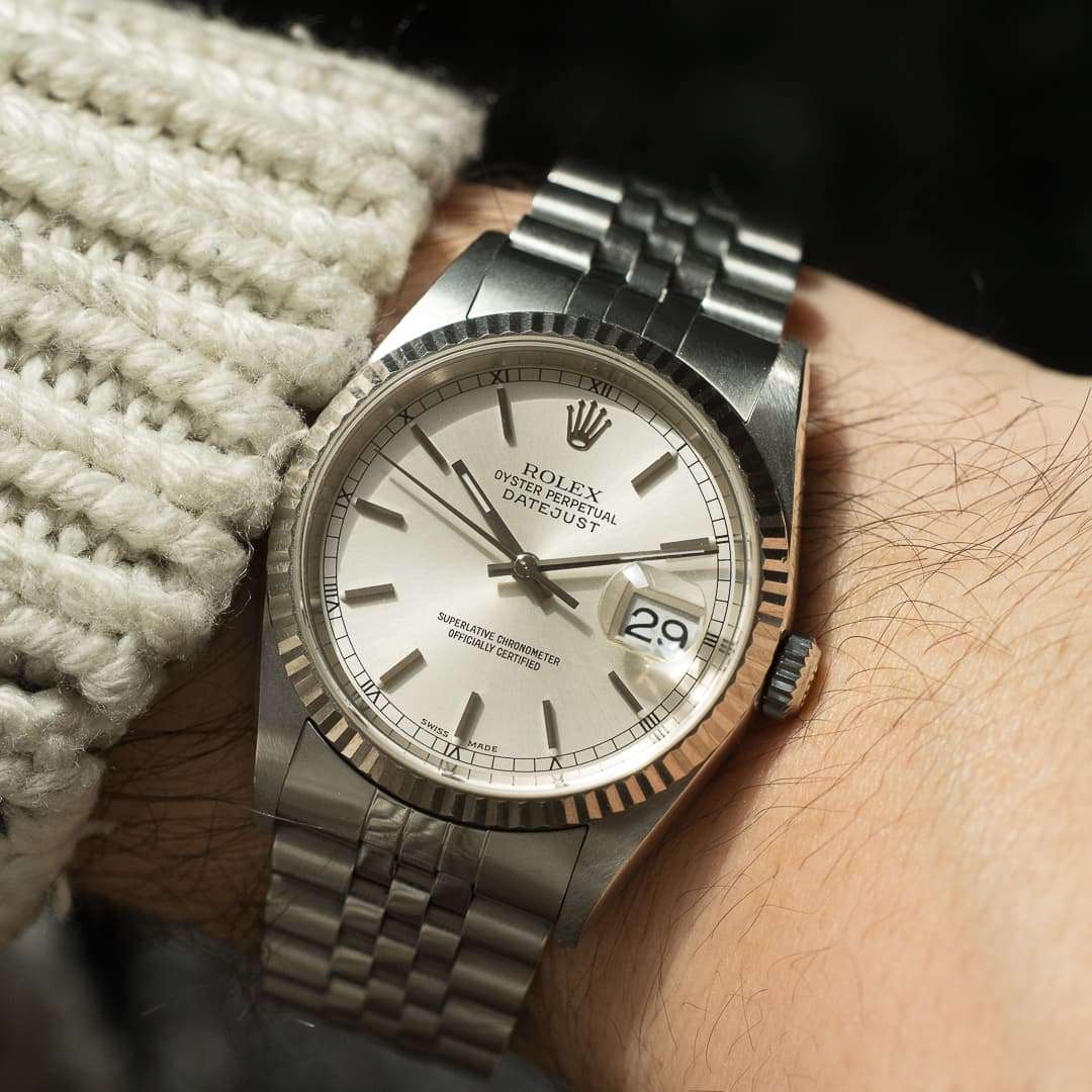 Rolex Datejust silver 16234