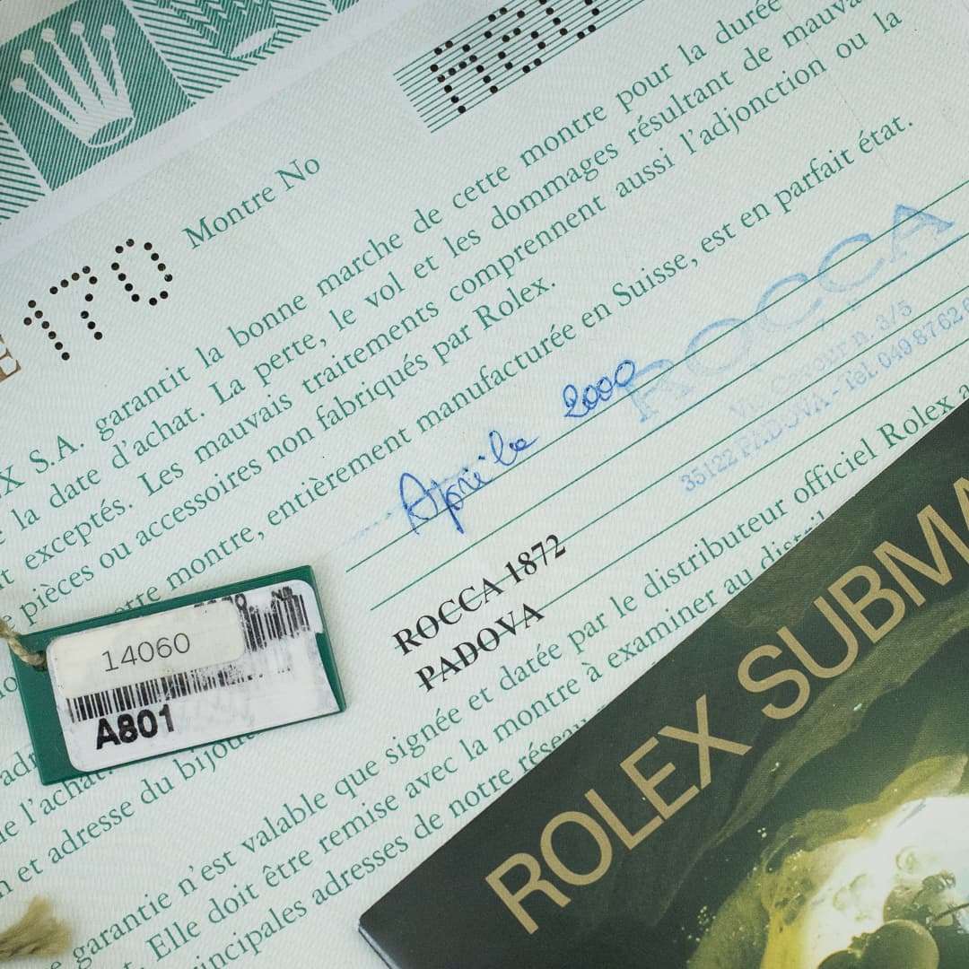 rolex submariner 14060 2001 full set