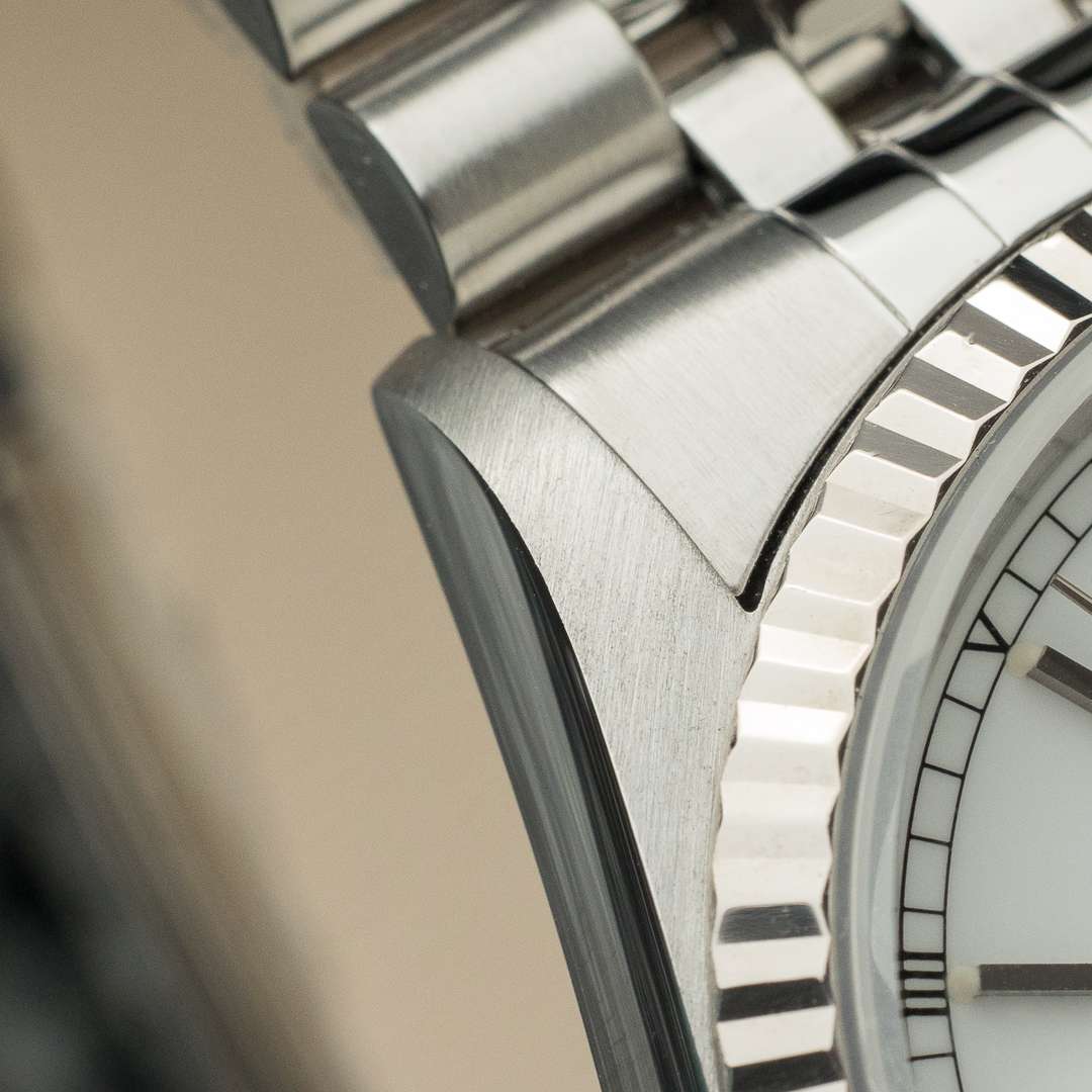 Rolex datejust 16234 white dial