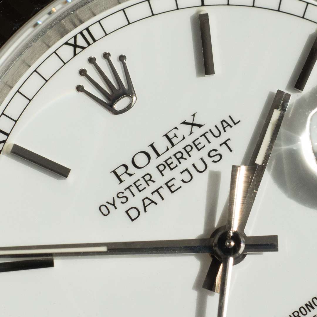 Rolex datejust 16234 white dial