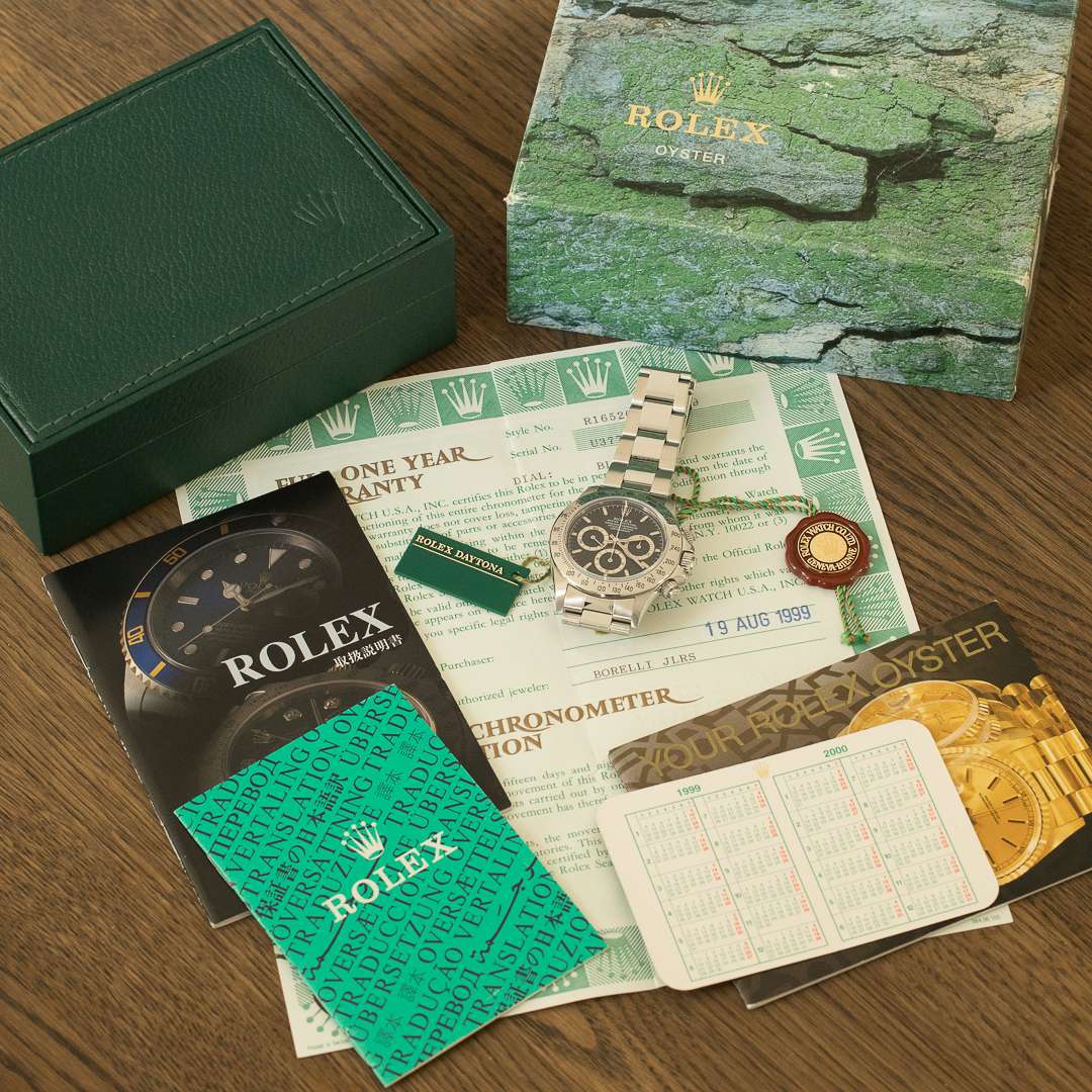 Rolex Daytona 16520 black dial full set