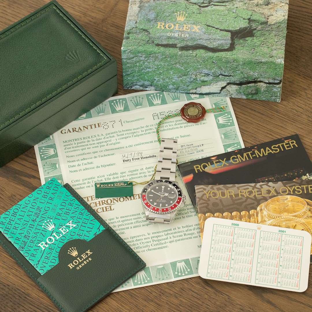 Rolex GMT Master 2 16710 coca full set 1999