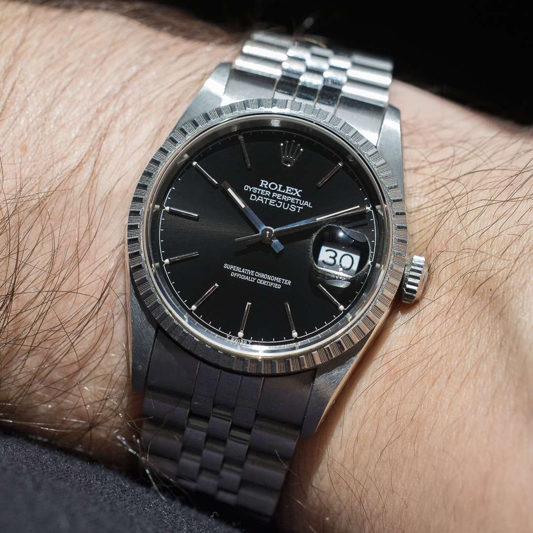 Rolex Datejust 16220 black