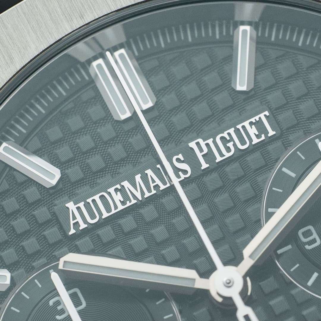 Audemars Piguet Royal Oak 26240ST green dial 50th birthday