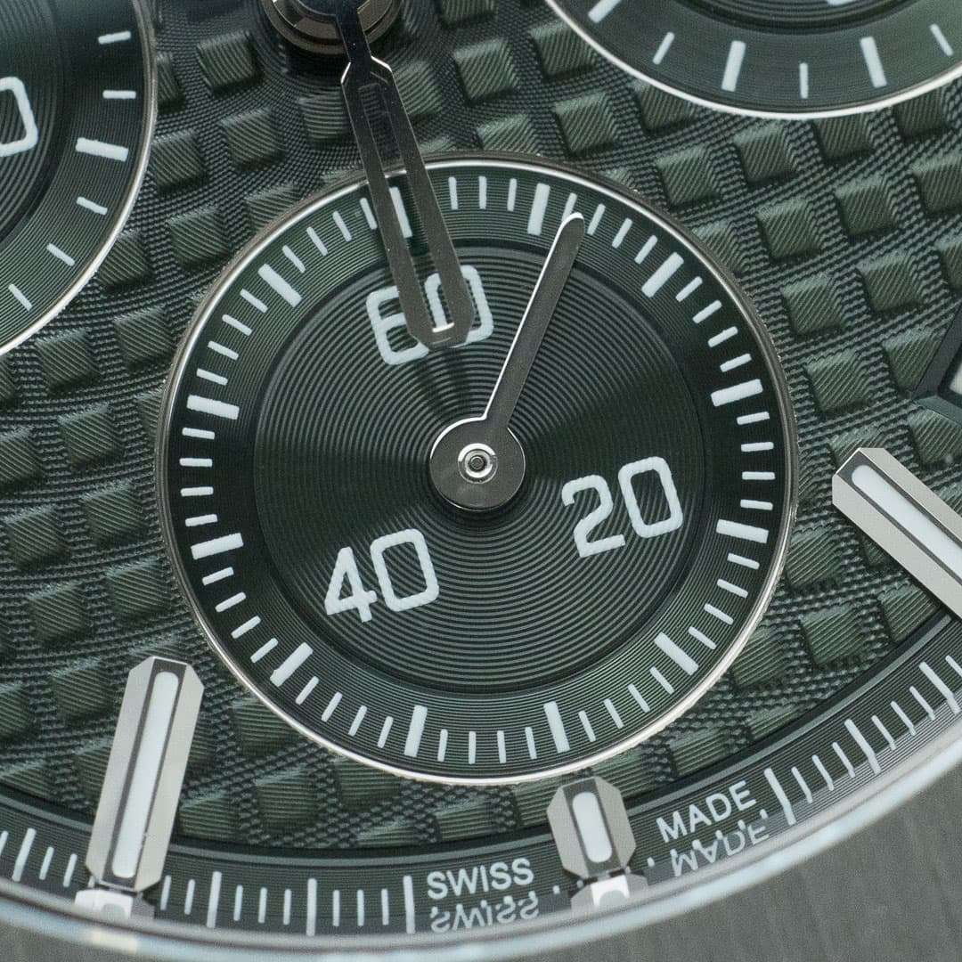 Audemars Piguet Royal Oak 26240ST green dial 50th birthday