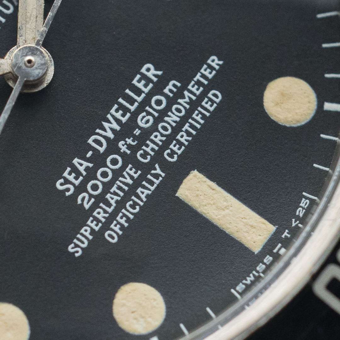 Rolex sea dweller 1665 mk1