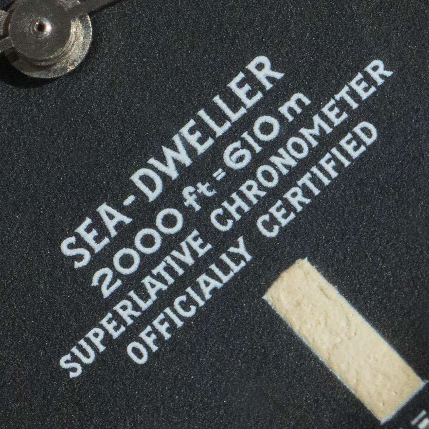 Rolex sea dweller 1665 mk1