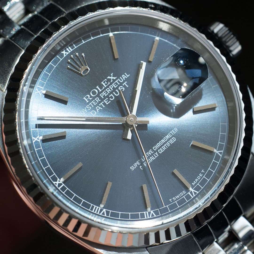 rolex datejust 16234 blue dial