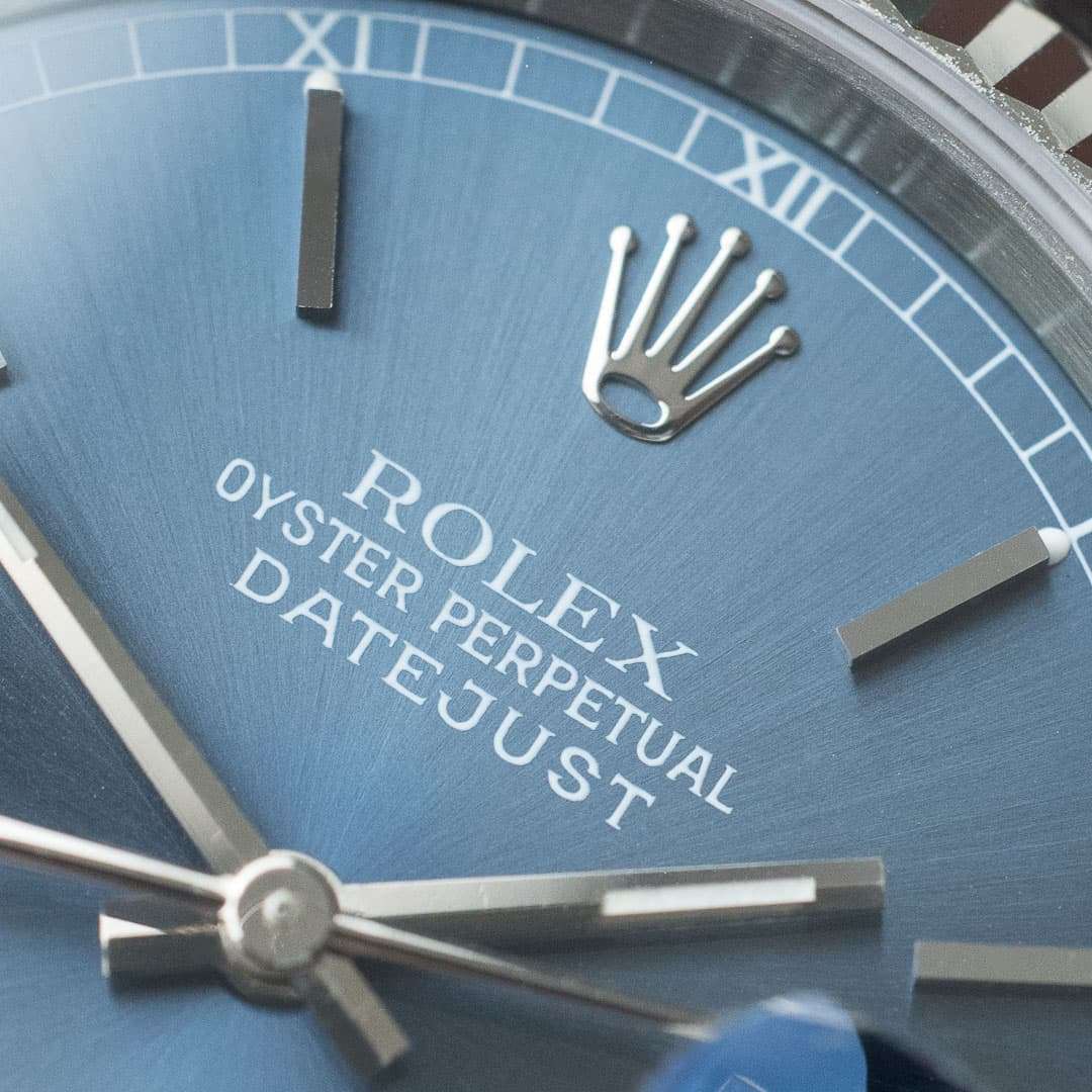 rolex datejust 16234 blue dial