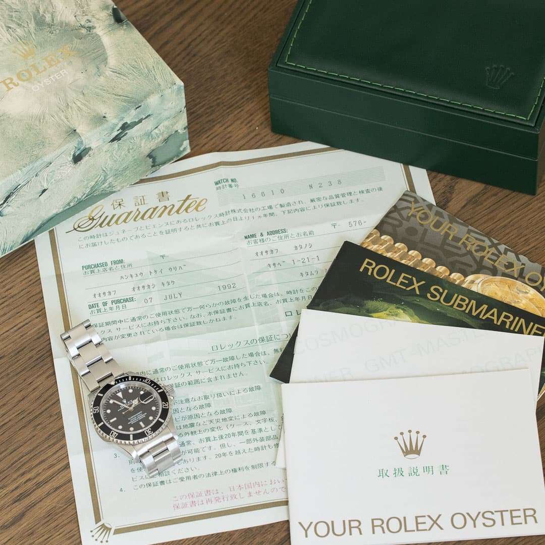 Rolex Submariner 16610 from 1992