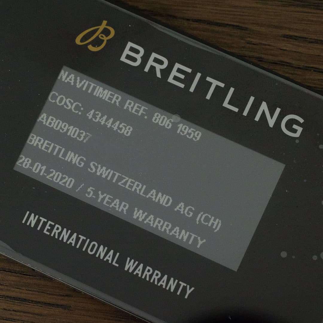 Breitling Navitimer ref. 806 1959 Re-Edition