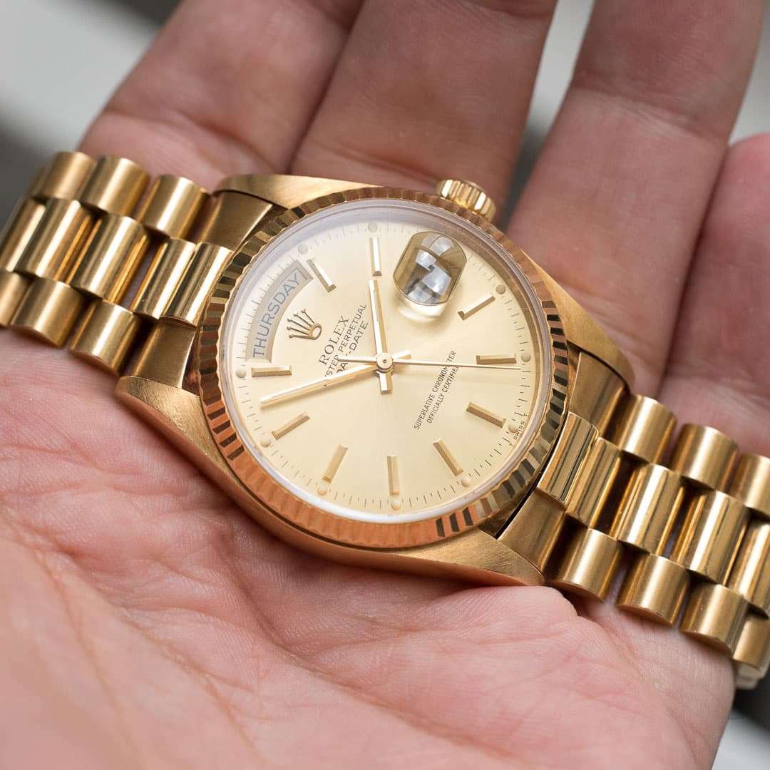 Rolex Day Date 18038 unpolished