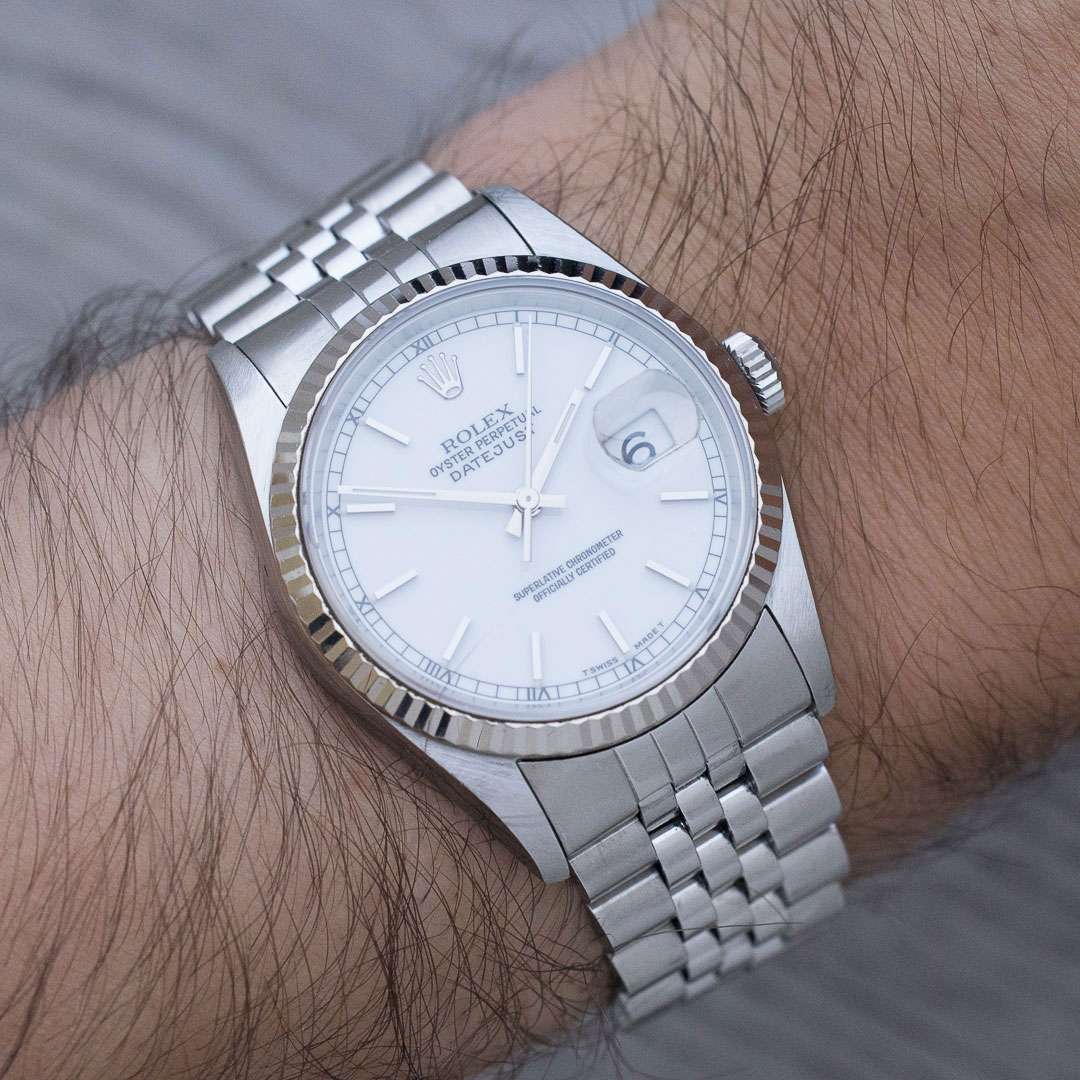 Rolex Datejust 16234 white dial