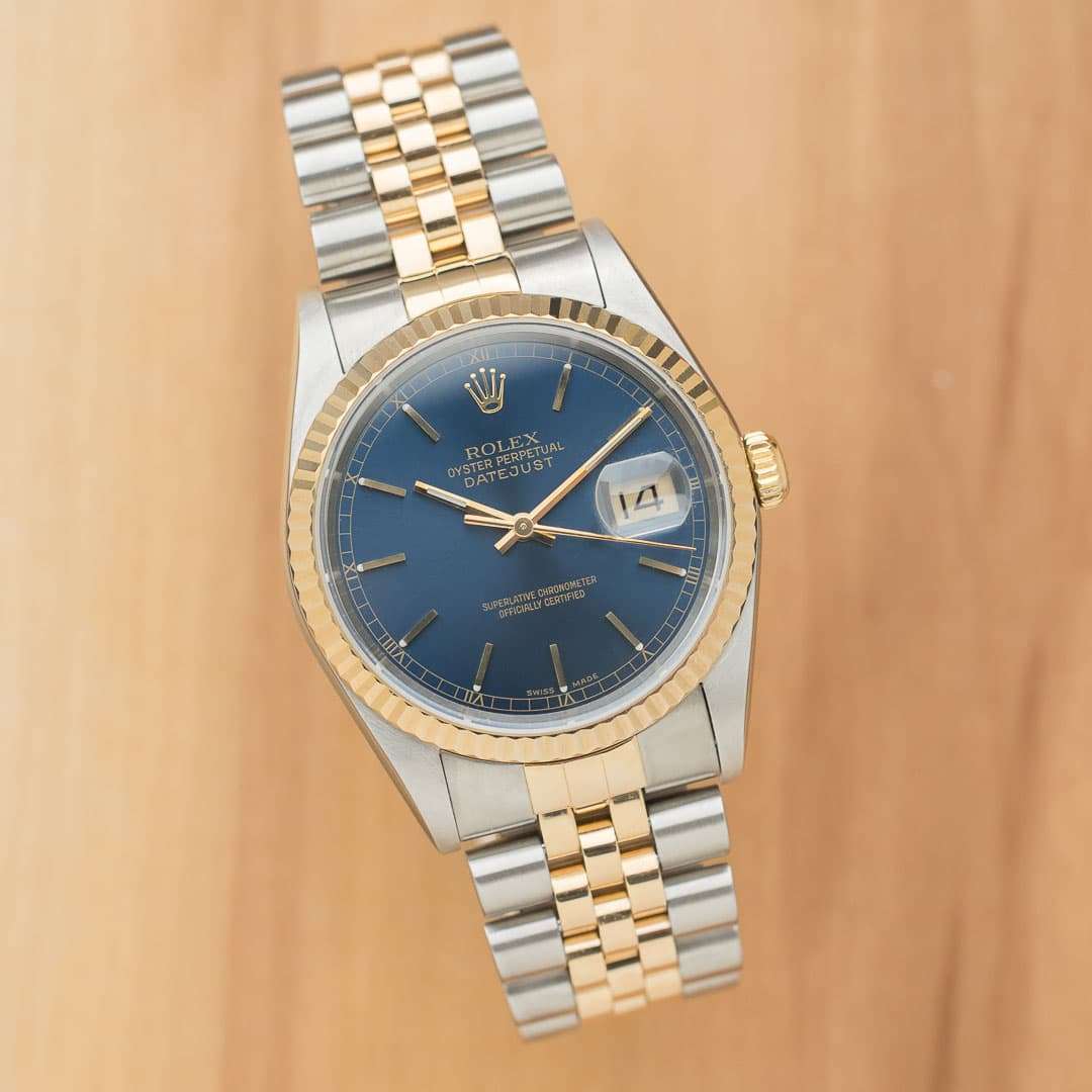 Rolex Datejust 16233 Blue dial 2002 2003