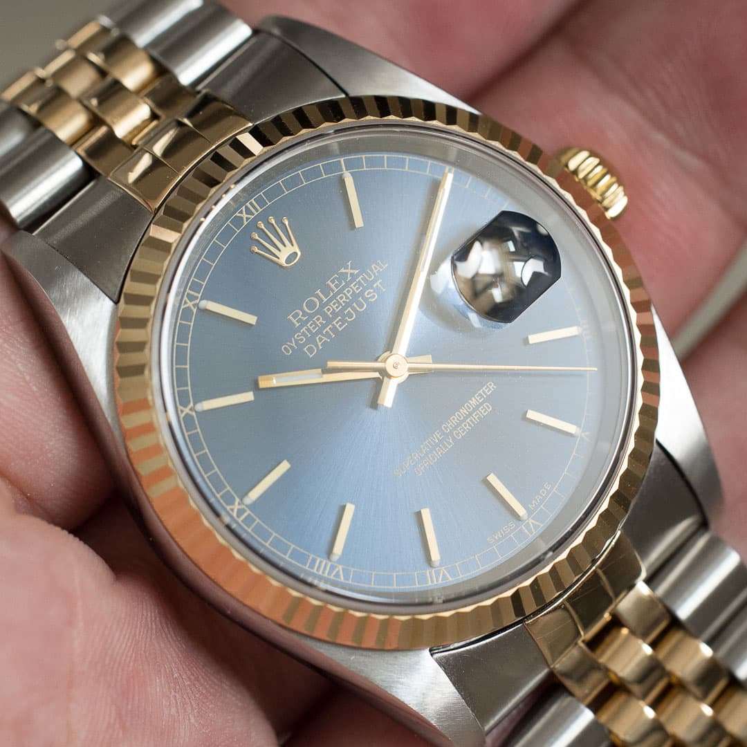 Rolex Datejust 16233 Blue dial 2002 2003
