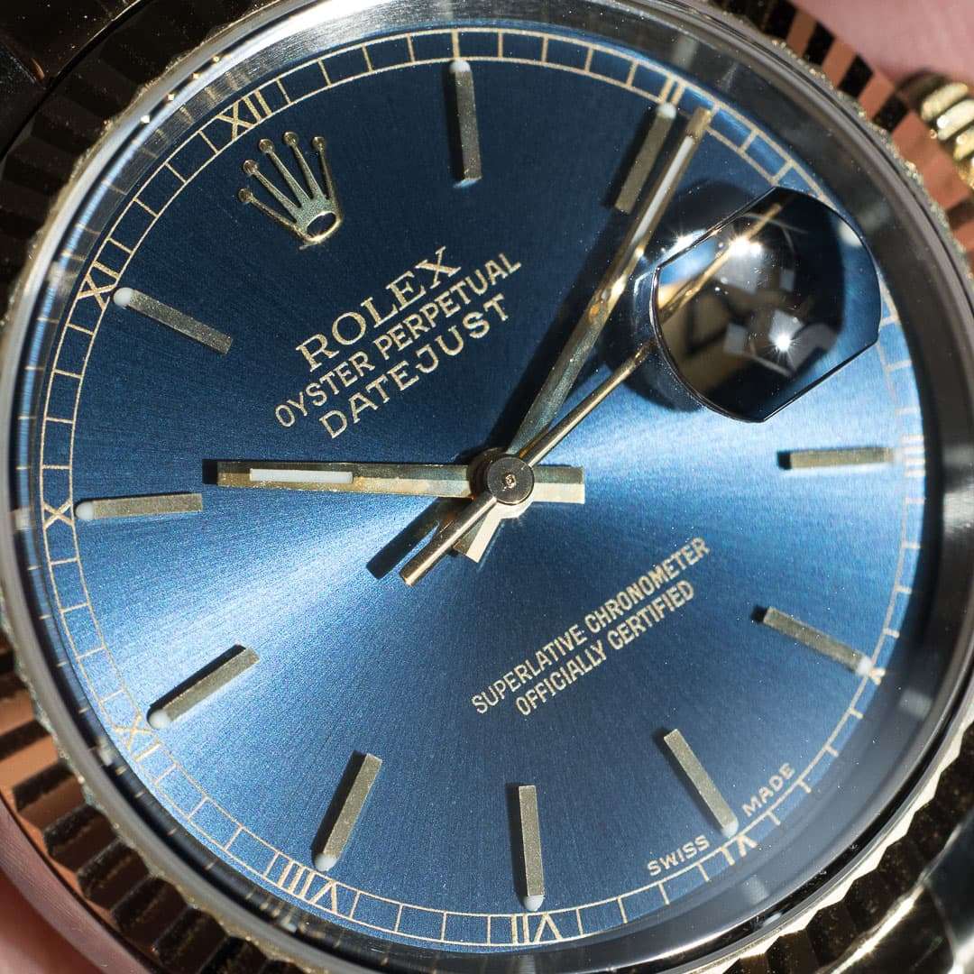 Rolex Datejust 16233 Blue dial 2002 2003