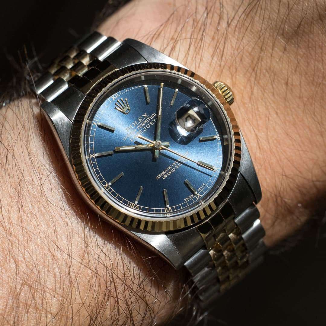 Rolex Datejust 16233 Blue dial 2002 2003