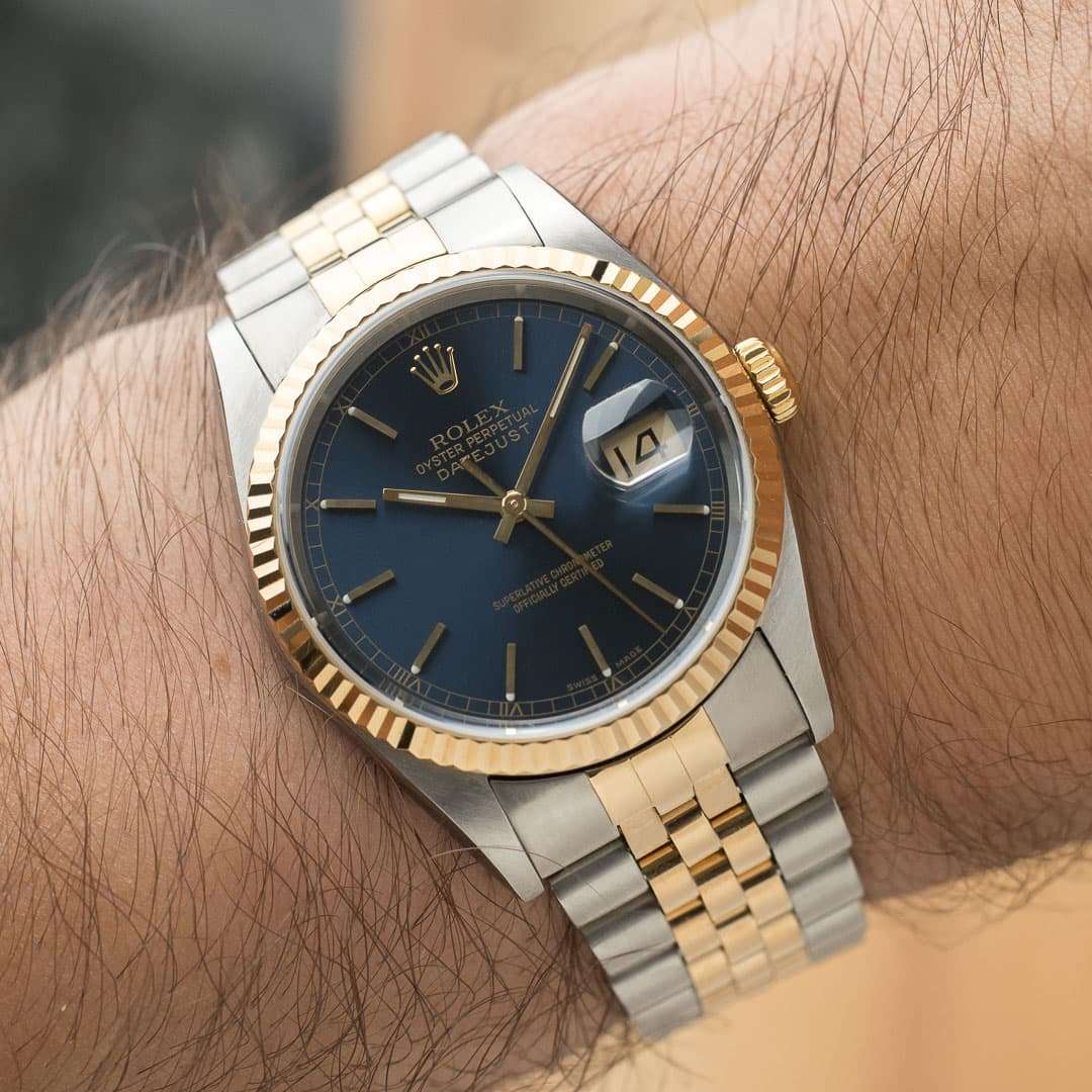 Rolex Datejust 16233 Blue dial 2002 2003
