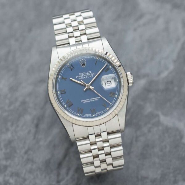 Rolex Datejust 16234 Bleue.