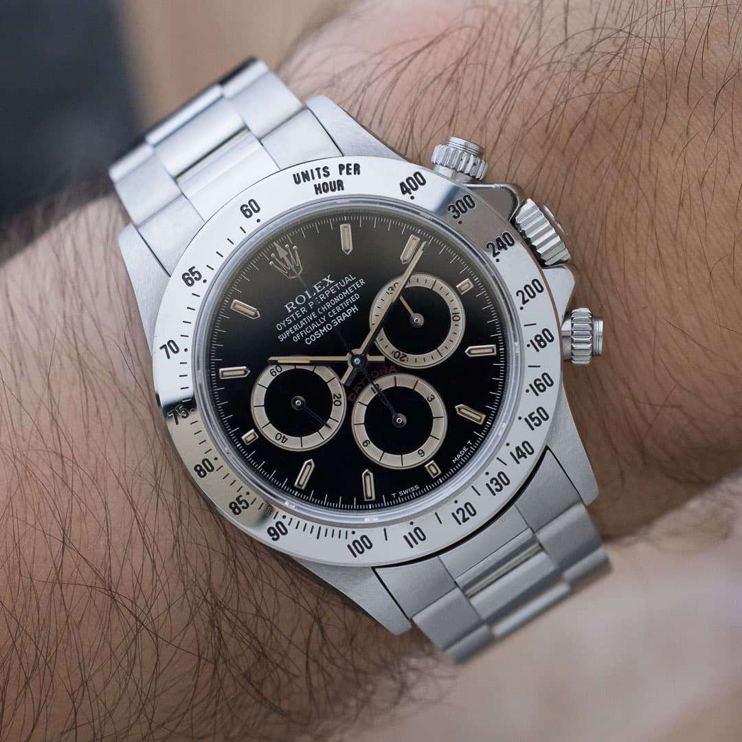 Rolex Daytona 16520 black dial inverted 6 full set