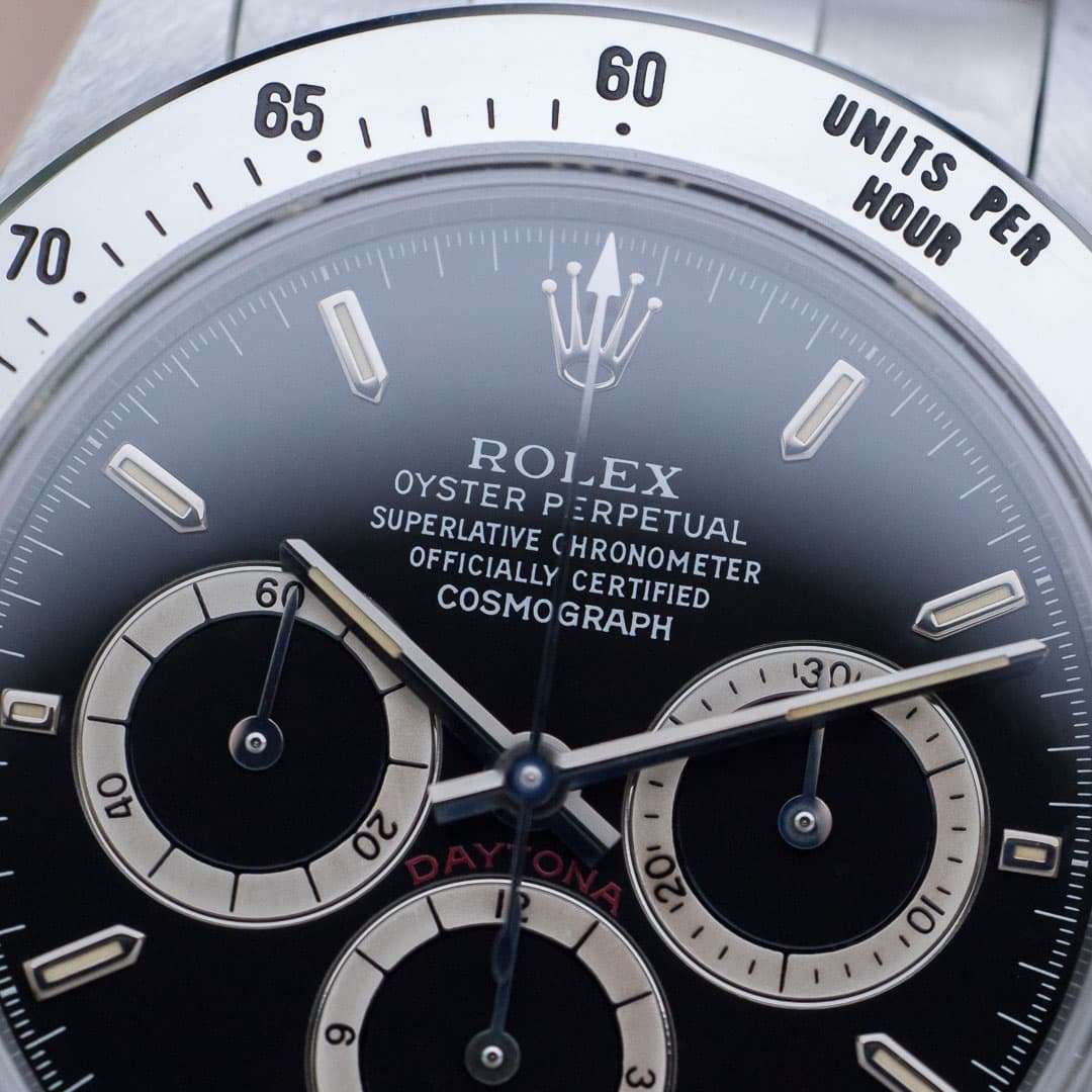Rolex Daytona 16520 black dial inverted 6 full set