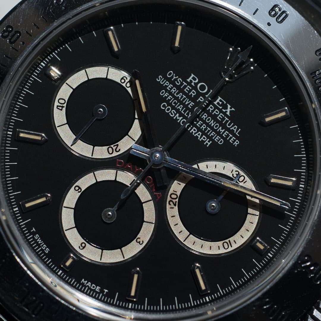 Rolex Daytona 16520 black dial inverted 6 full set