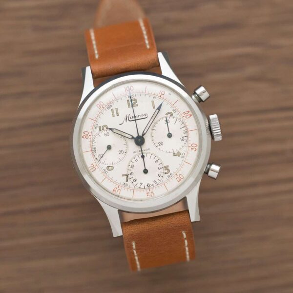 Minerva Chronograph Tri-Compax VD712.