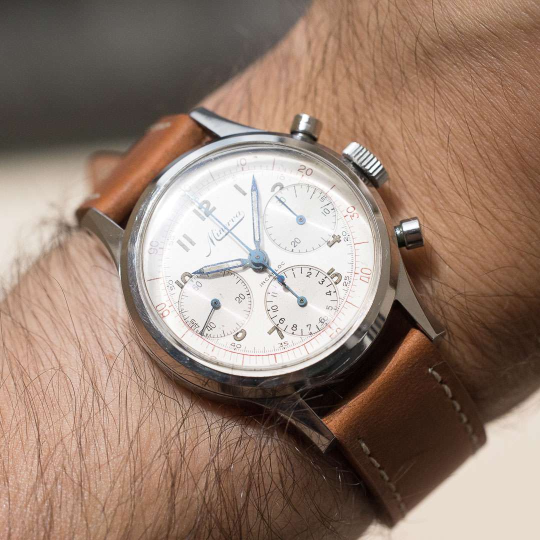 Minerva tri compax chronograph VD712