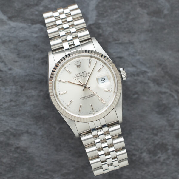 Rolex Datejust 16234 Argent Boite & Papiers.