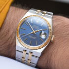 Rolex Datejust Oysterquartz 17013 cadran bleu veritas