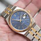 Rolex Datejust Oysterquartz 17013 cadran bleu veritas