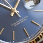 Rolex Datejust Oysterquartz 17013 cadran bleu veritas