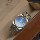 Rolex Datejust Oysterquartz 17013 cadran bleu veritas