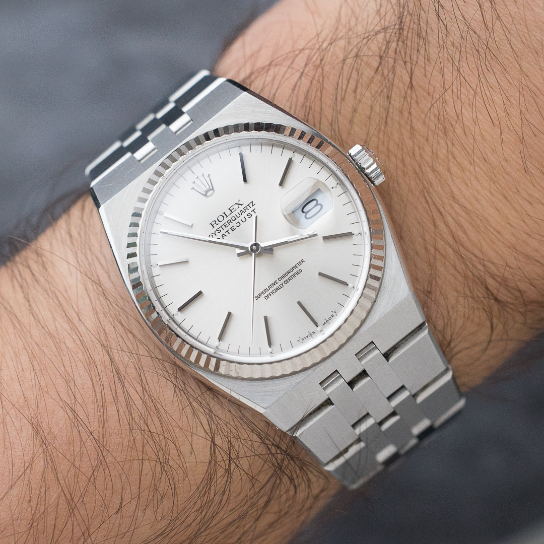 Rolex Oysterquartz 17014 boîte papiers non polie