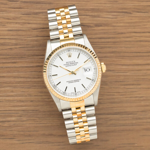 Rolex Datejust 16233 cadran blanc